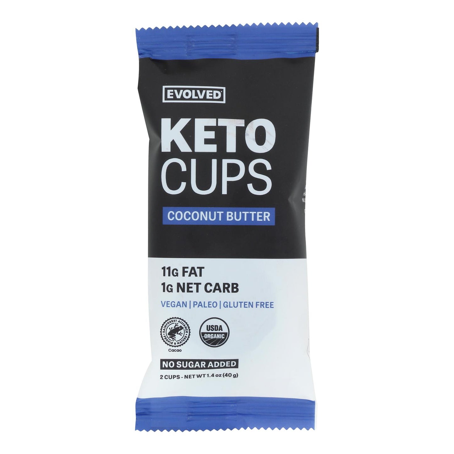 Evolved - Keto Cups Cnutbtr 2 件装 - 9 盒装 - 1.41 盎司