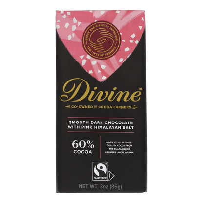 Divine - Barra D/choc Pink Hmlyn Salt - Caja de 12 - 3 oz