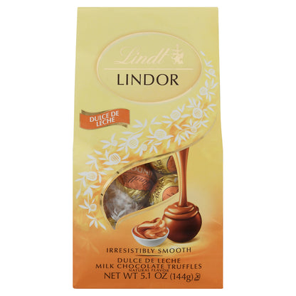 Lindt - Lindor Dolce De Leche Bolsa - Caja De 6 - 5.1 Oz