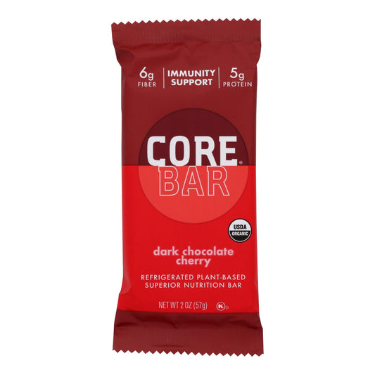 Core Foods - Barritas de chocolate negro probiótico - Caja de 8 - 2 oz