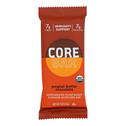 Core Foods - Barritas Proboi de mantequilla de maní y chocolate - Caja de 8 - 2 oz