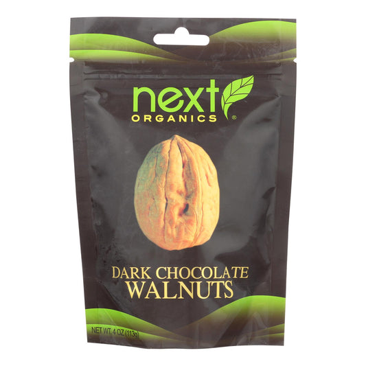 Nueces orgánicas Next, chocolate negro - Caja de 6 - 4 oz