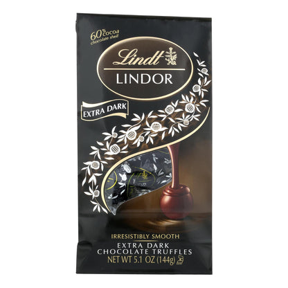 Lindt - Trufas de chocolate X-drk - Caja de 6 - 5,1 oz
