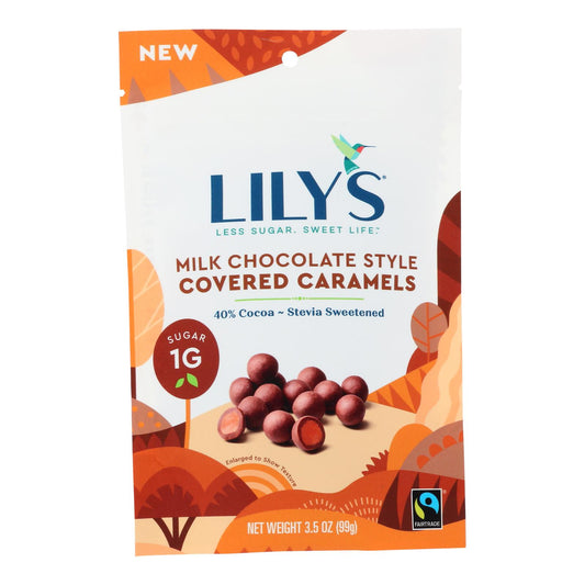 Lilys - Crmls Chocolate con leche estilo Stevia - Caja de 12 - 3,5 oz