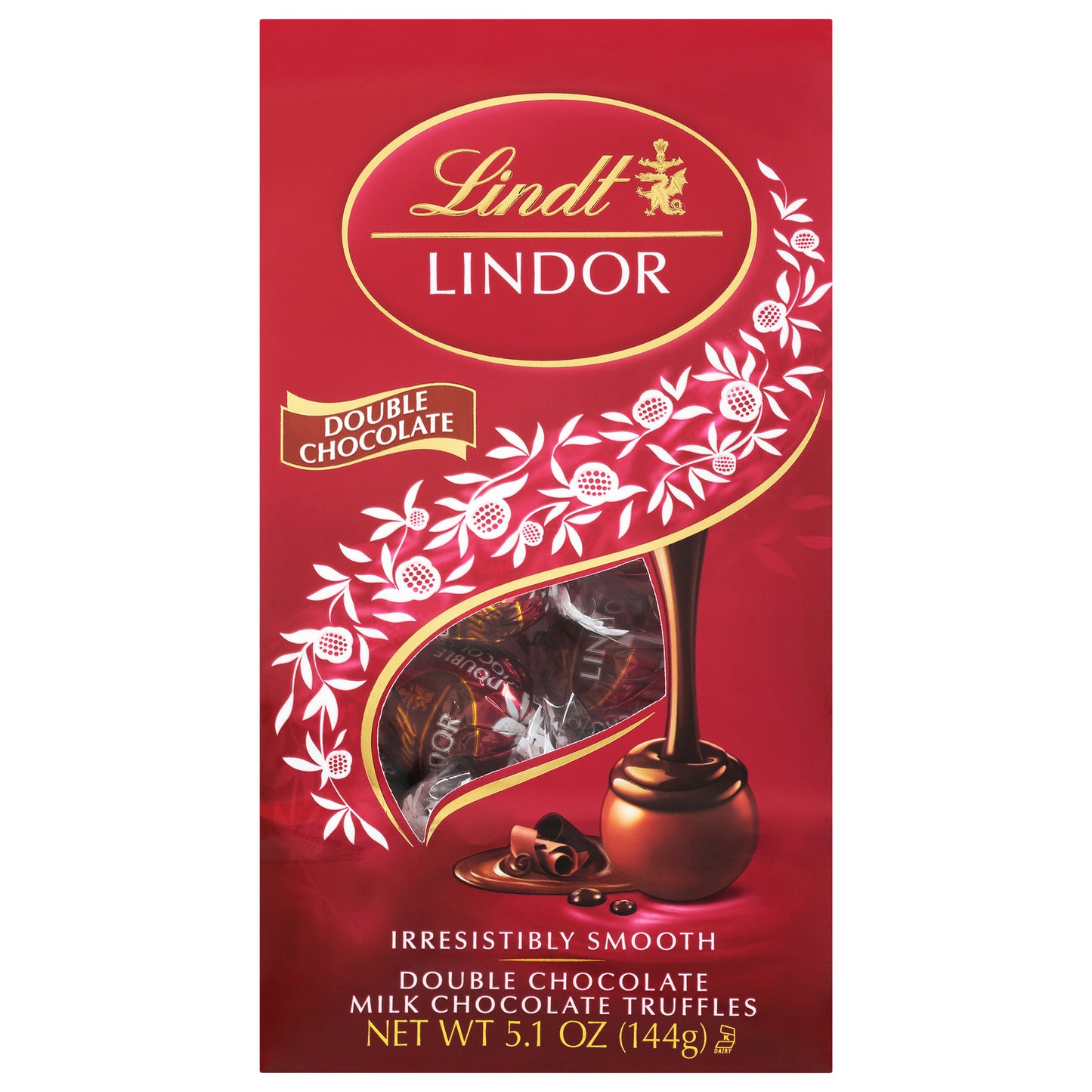 Lindt - Lindor Doble Chocolate Bolsa - Caja De 6 - 5.1 Oz
