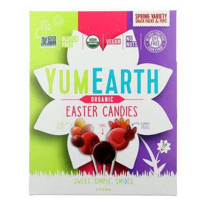 Yumearth - Variedad de dulces de Pascua - Caja de 6 - 9,40 oz