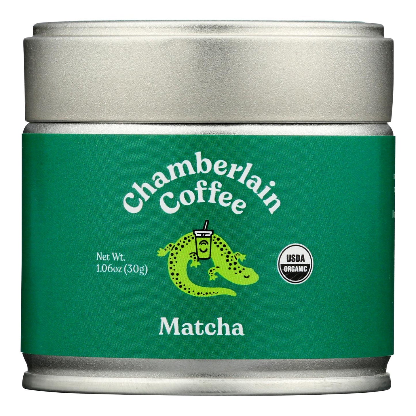 Café Chamberlain - Té Matcha Salamander orgánico - Caja de 12 - 1 onza