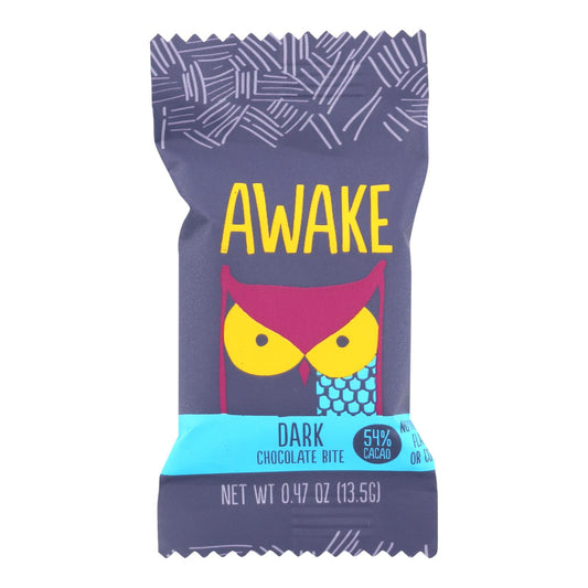 Awake Chocolate - Bocaditos de chocolate negro - Caja de 50 - 0,47 onzas