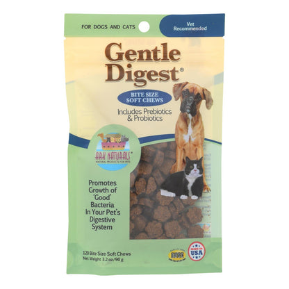 Ark Naturals - Masticable Gentle Digest para perros y gatos - 1 unidad - 3,2 onzas