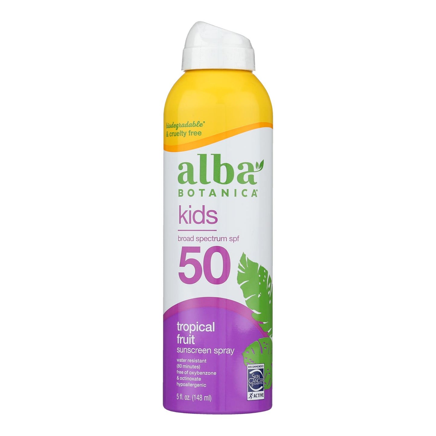 Alba Botanica - 儿童防晒喷雾 Spf 50 - 1 支 - 5 液量盎司