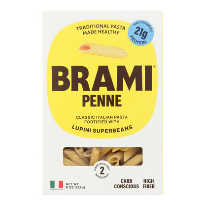 Brami - Pasta Semo Lupini Penne - Caja de 8-12 onzas