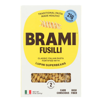 Brami - Pasta Semo Lupini Fusilli - Caja de 8-12 onzas