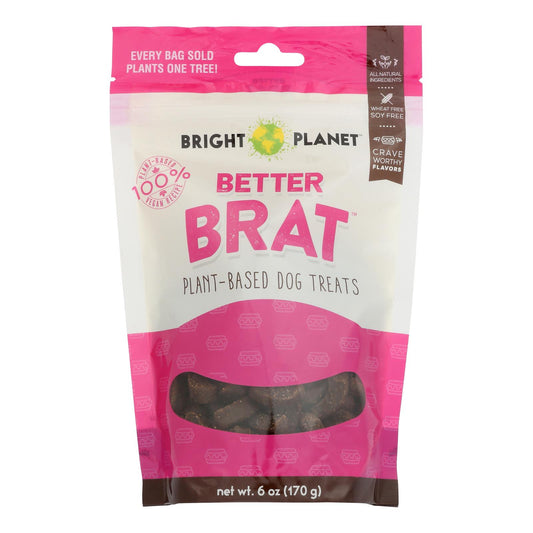 Bright Planet - Golosinas para perros Better Brat - Caja de 12-6 onzas