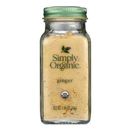 Simply Organic - Jengibre orgánico - Caja de 6 - 1,64 onzas