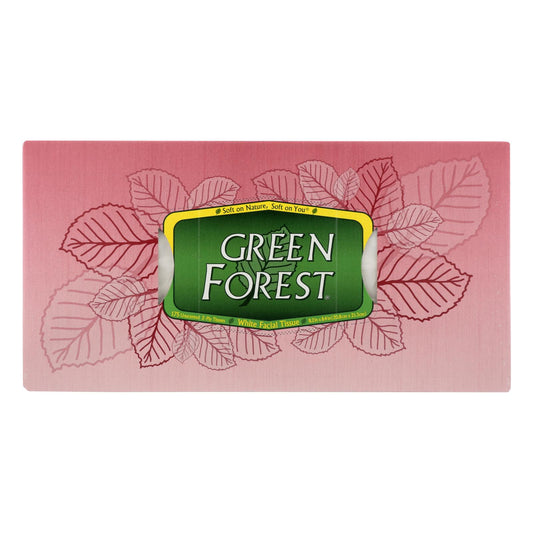 Green Forest - Pañuelos faciales blancos - Caja de 25 - 175 unidades