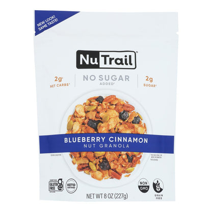 Nutrail - Granola de arándanos y canela - Caja de 6 a 8 onzas