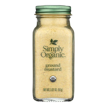 Simply Organic - Mustard Seed Ground Organic - Case Of 6 - 3.07 Ounces