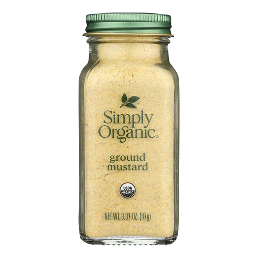Simply Organic - Mustard Seed Ground Organic - Case Of 6 - 3.07 Ounces