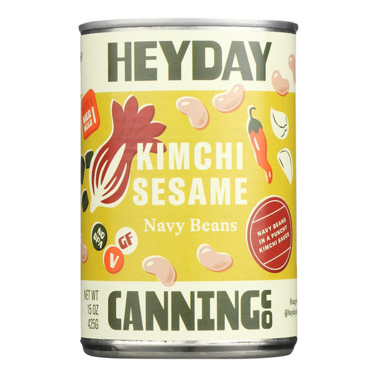 Heyday Canning Company - Frijoles marinos con salsa de tomate Mdmild - Caja de 6 a 15 onzas
