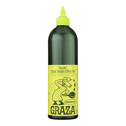 Graza - Aceite de oliva virgen extra Oil Sizzle - Caja de 6 - 25,3 onzas líquidas