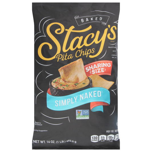 Stacy's 皮塔饼片 - 裸色皮塔饼片 - 6-16 盎司一箱