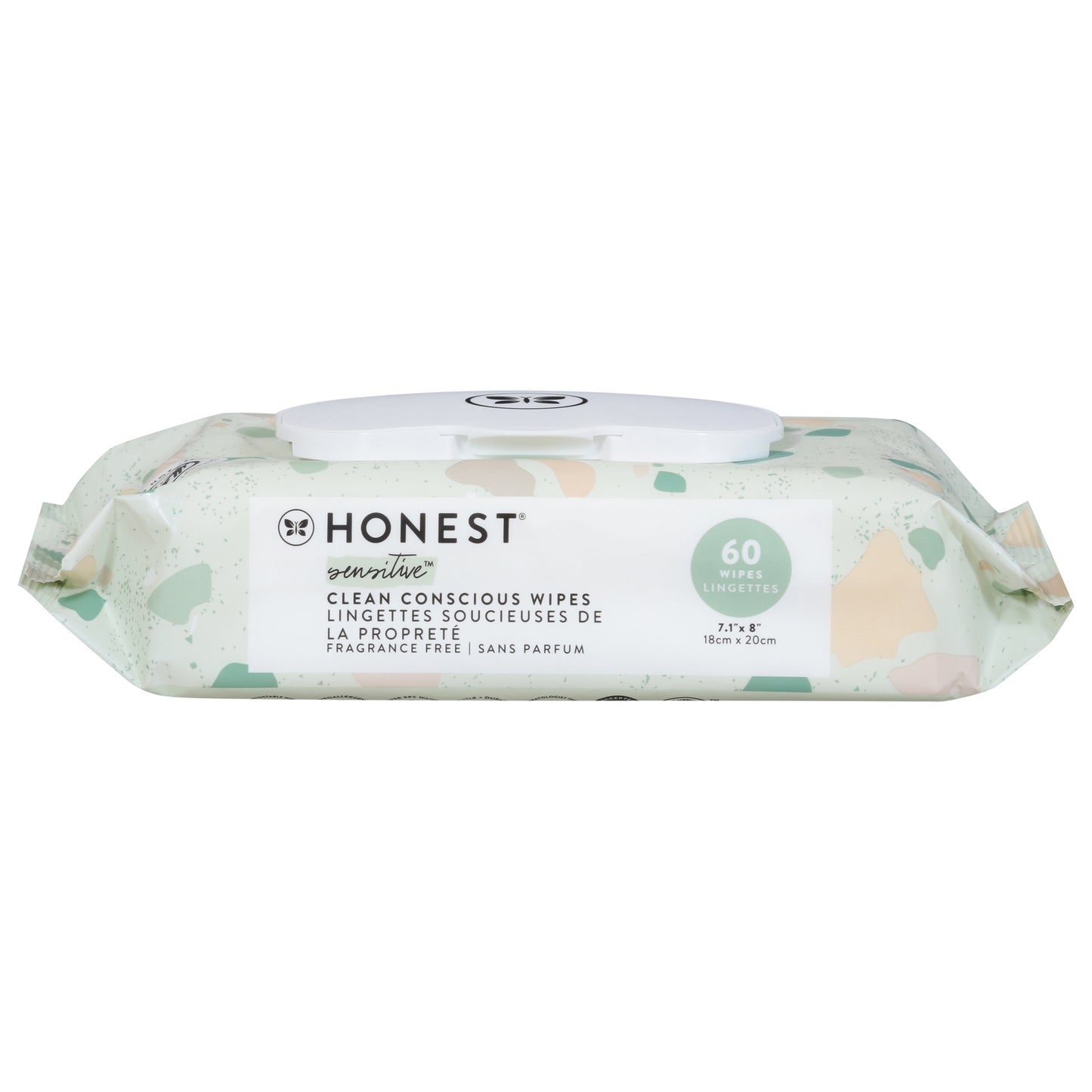 The Honest Company - 几何图案印花湿巾 - 1 片 - 60 片