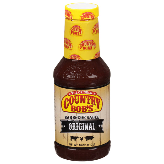 Salsa de barbacoa original de Country Bob's, caja de 6, 18 onzas