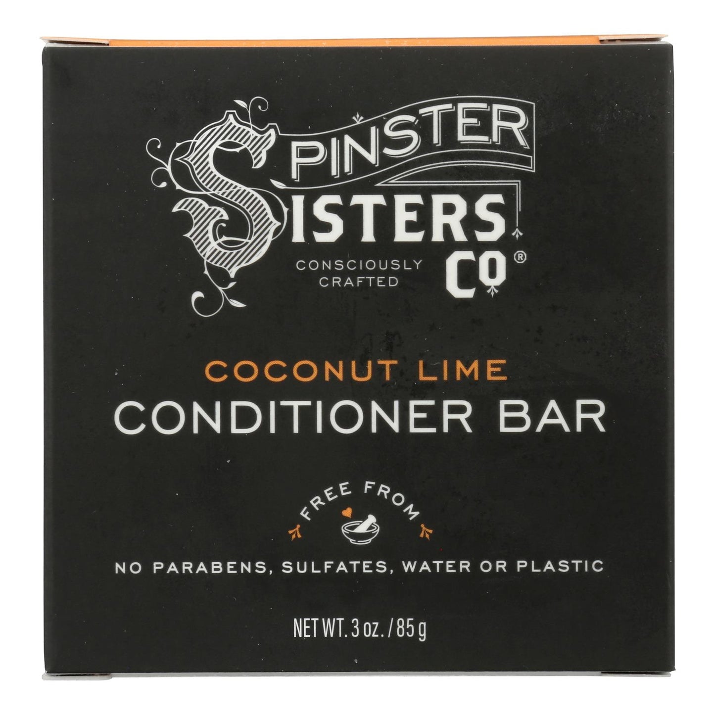 Acondicionador para el cabello de Spinster Sisters Company, sabor a coco y lima brasileños, 1 unidad, 3 onzas