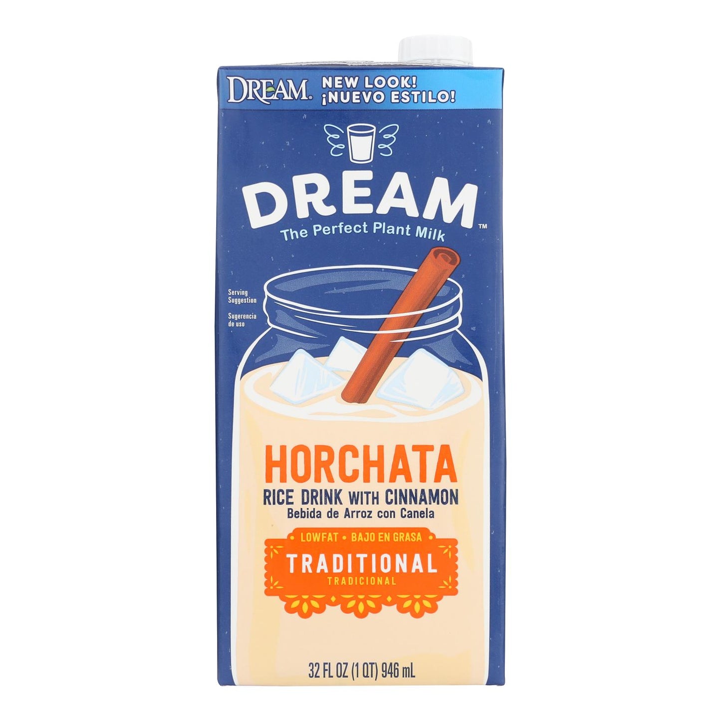 Dream - Rice Dream Horchata 肉桂 - 6-32 液量盎司一箱