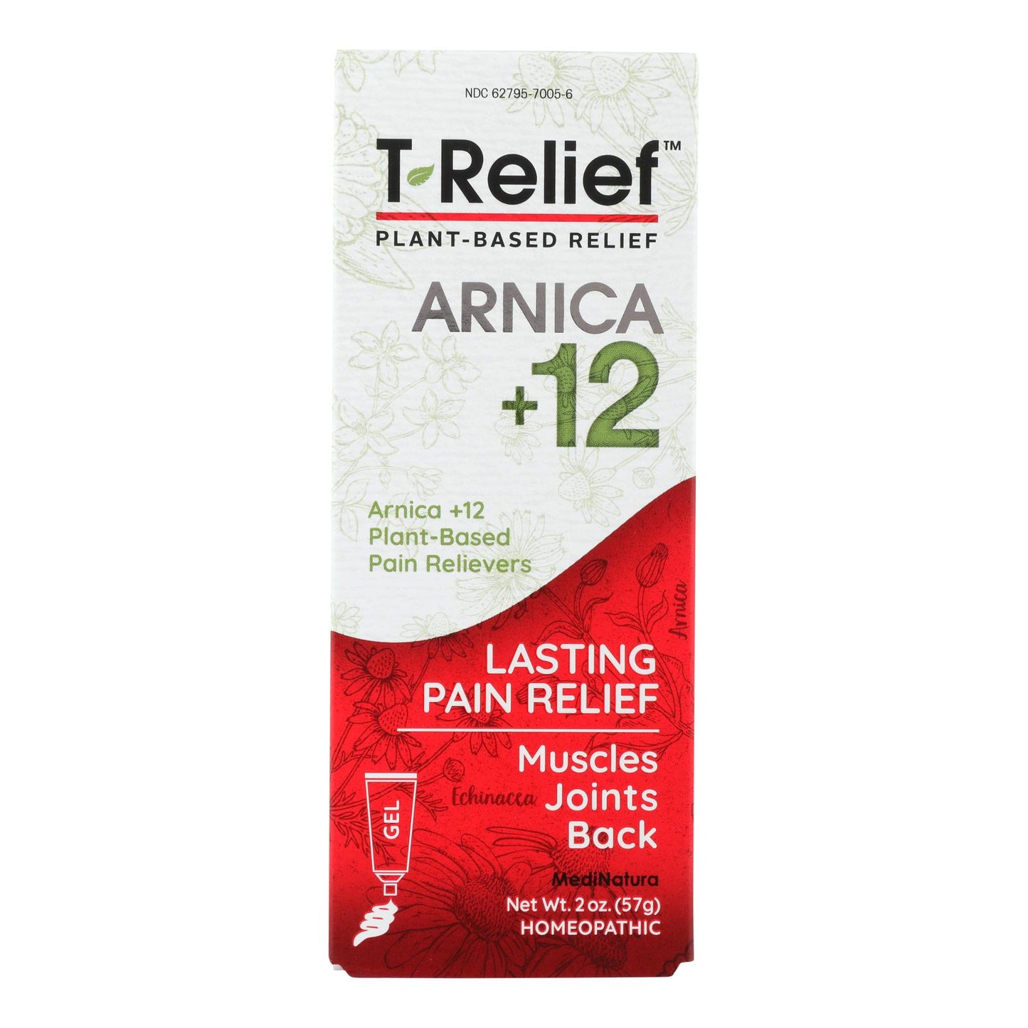 T-relief-medinatura - Gel analgésico original - 1 unidad - 2 onzas