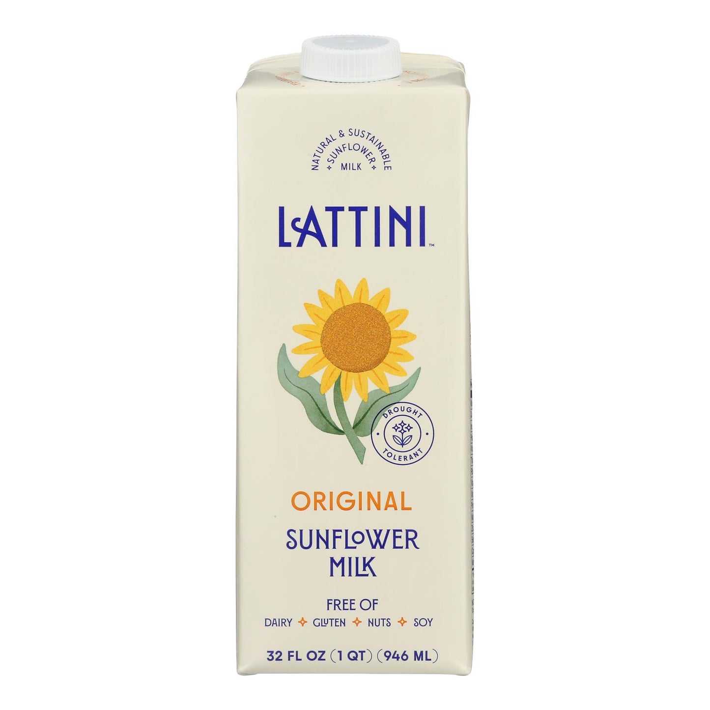 Lattini - 牛奶原味向日葵味 - 6-32 液体盎司一箱