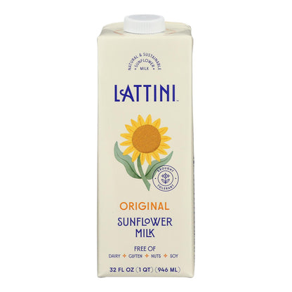 Lattini - 牛奶原味向日葵味 - 6-32 液体盎司一箱