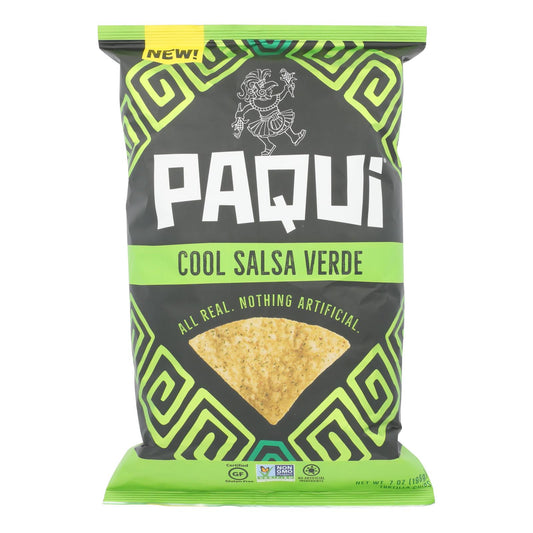 Paqui - Salsa Verde Fresca con Chips de Tortilla - Caja de 6-7 onzas