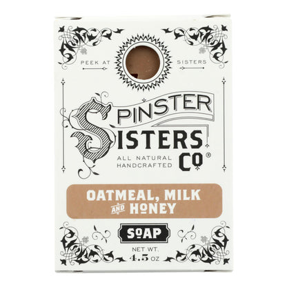 Spinster Sisters Company - Jabón en barra con avena, leche y miel - 1 unidad - 4,5 onzas