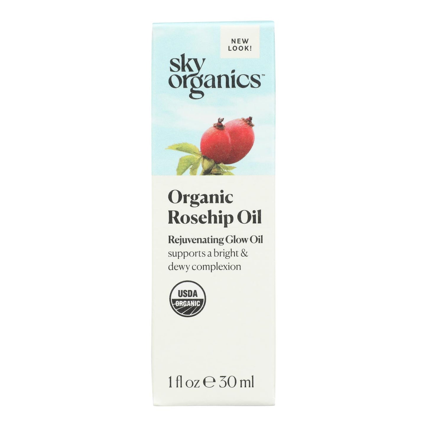 Sky Organics - Aceite de rosa mosqueta orgánico - 1 unidad - 1 onza líquida