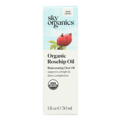 Sky Organics - Aceite de rosa mosqueta orgánico - 1 unidad - 1 onza líquida