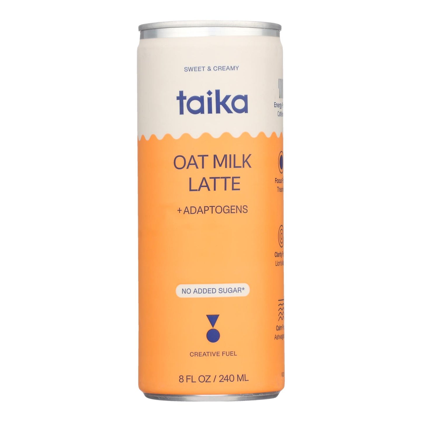 Taika - Café con leche y avena - Caja de 12-8 onzas líquidas