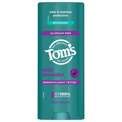 Tom's Of Maine - Deodorant Stick Lavender - Case Of 6 - 3.25 Ounces