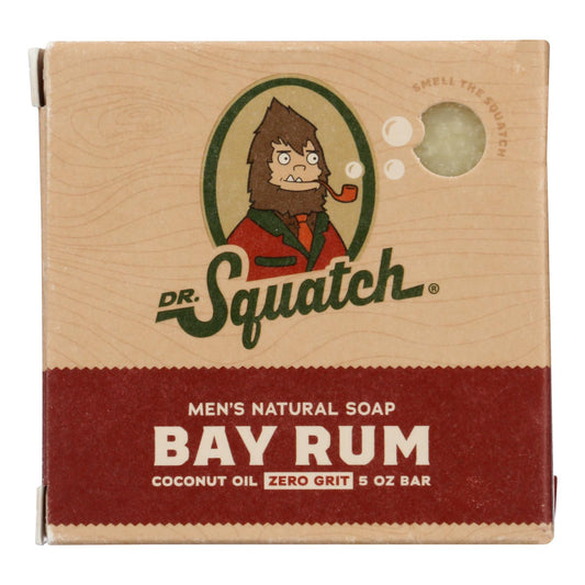 Doctor Squatch - Jabón en barra para hombres Bay Rum - 1 unidad - 5 onzas