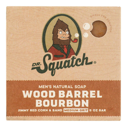 Doctor Squatch - Jabón en barra para hombres, barril de madera, bourbon, 1 unidad, 5 onzas