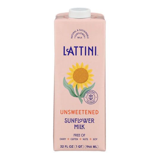 Lattini - 牛奶无糖向日葵 - 6-32 液体盎司一箱