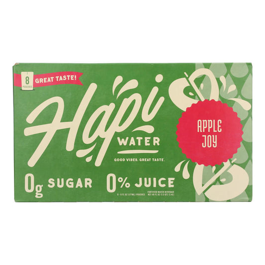 Hapi Drinks - Agua Apple Joy - Caja de 4-8/6 onzas líquidas