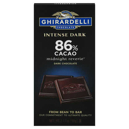 Ghirardelli - 浓黑巧克力棒 - 12 盒装 - 3.17 盎司