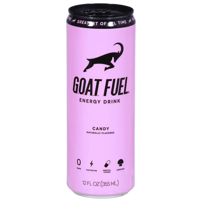 Goat Fuel - Bebida energética dulce - Caja de 12 - 12 onzas líquidas