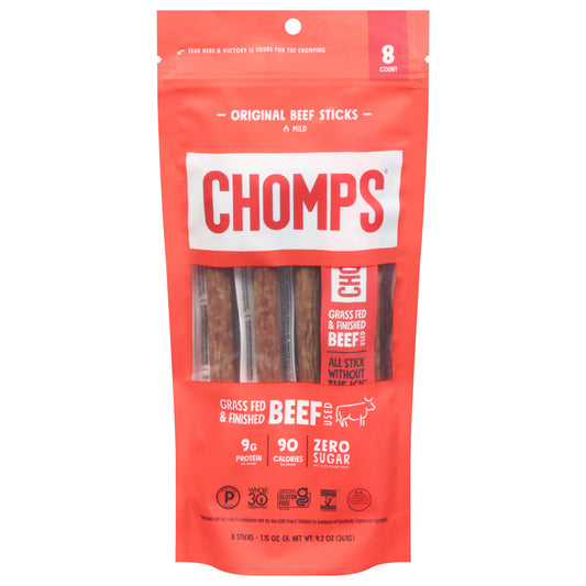 Chomps - Palitos de carne originales - Caja de 8-8/1,15 Z