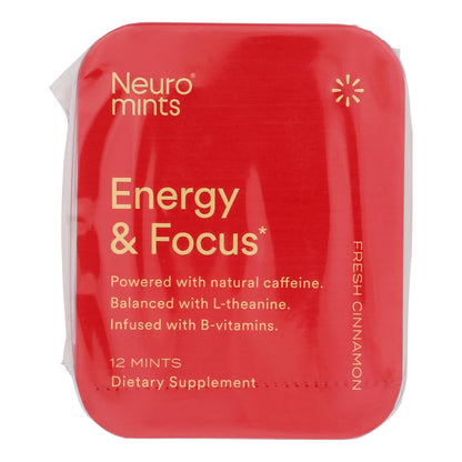 Neuro - Mint Enrgy&amp;fcs Canela Fresca - Caja De 12-12 Ud