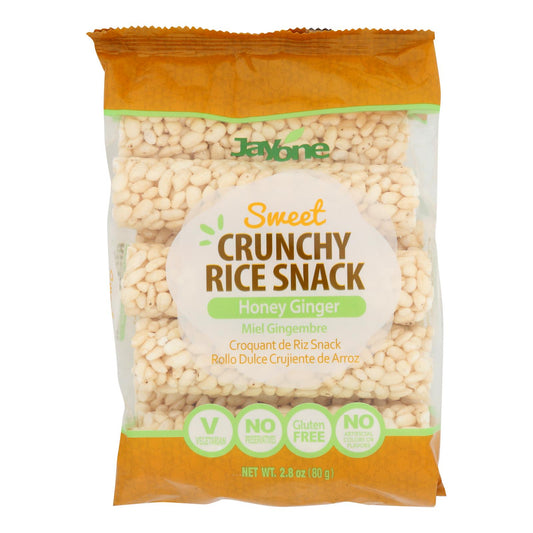 Rollo de jengibre J1 con sabor a miel crujiente, caja de 6, 2,8 oz