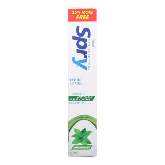 Spry Toothpaste - Spearmint - 5 Oz