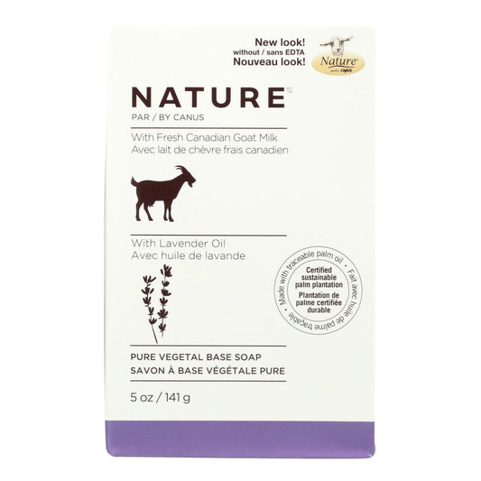 Nature By Canus Bar Soap - Goats Milk - Lavender Oil - 5 Oz