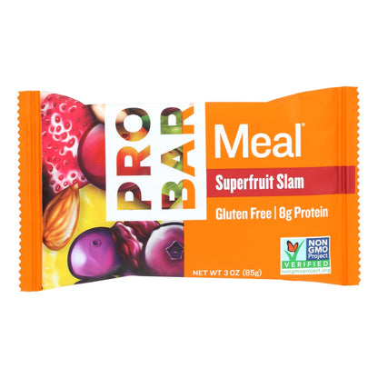 Barra de chocolate con superfrutas orgánicas Probar - Caja de 12 - 3 oz